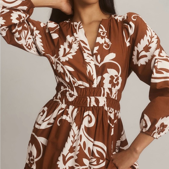 Anthropologie Somerset Maxi Long Sleeve Poplin Edition - Picture 2 of 4